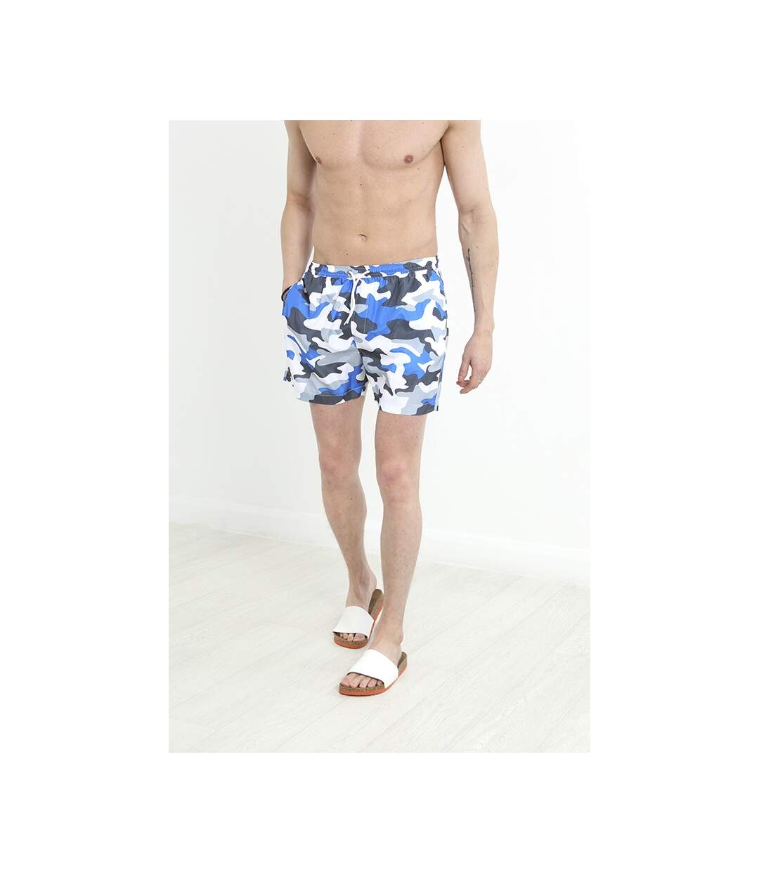 Short de bain perth homme bleu Brave Soul