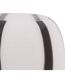 Vase Déco en Verre Piero 20cm Noir & Blanc-2