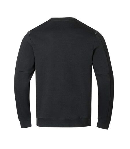 Mens Teddy Fleece Sweatshirt Black Kappa