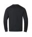 Mens Teddy Fleece Sweatshirt Black Kappa-2