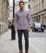 CHALLENGER TRIAL1 - Chemise à carreaux en Coton gratté douce et chaude à carreaux Bordeaux-5