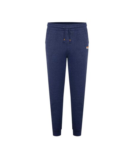 Mens Signature Fleece Jogging Bottoms Indigo Marl SoulCal