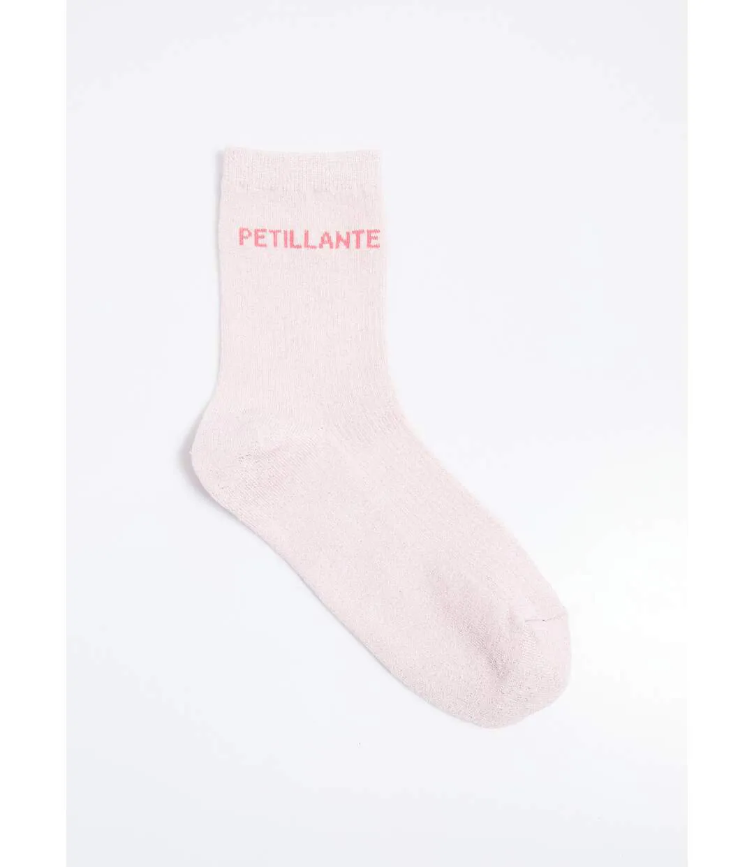 Chaussettes fil métallisé message PÉTILLANTE-2