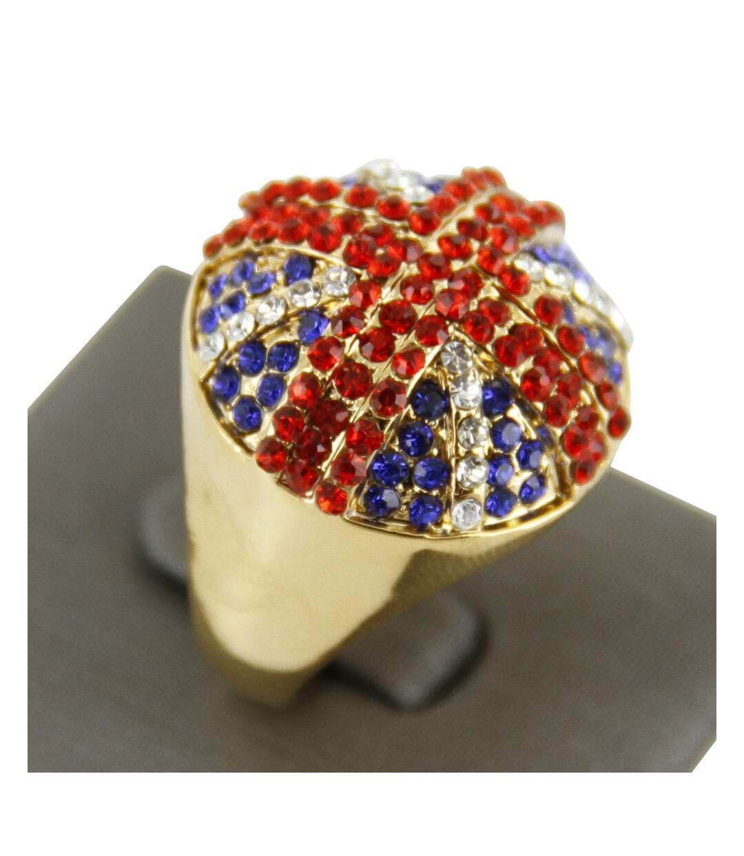 Bague Union Jack Dorée Femme DAPHNEE-2