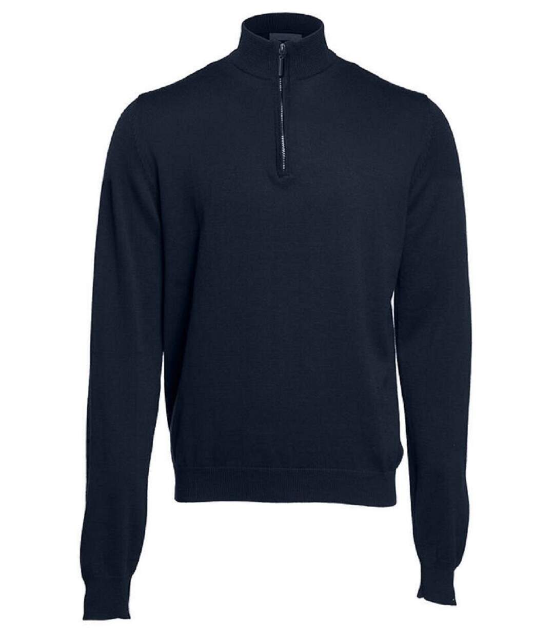 Pull col zippé - Homme - Pen Duick - PK455 - bleu marine-1