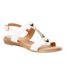 Sandales renoir femme blanc Lunar-1