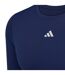 Haut Manches Longues Entraînement Techfit Homme Bleu Marine Foncé Adidas-3