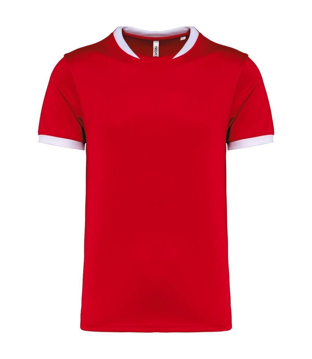 Maillot de rugby manches courtes - Unisexe - PA4027 - rouge