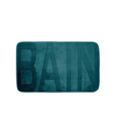 Tapis de Bain Microfibre Relief 45x75cm Bleu Canard