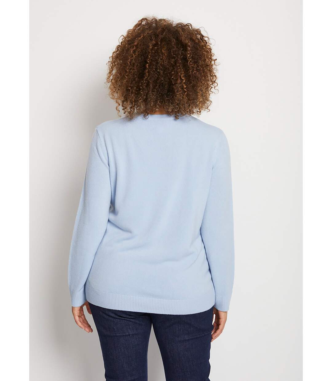 Pull doux col rond manches longues-2