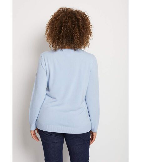 Pull doux col rond manches longues