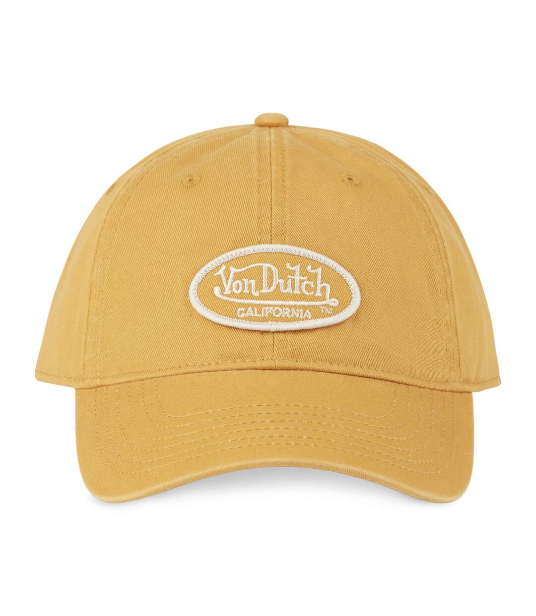 Casquette dad cap en sergé de coton avec patch brodé Log Vondutch-2