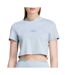 T-shirt bleu femme adidas tee iy6846-1