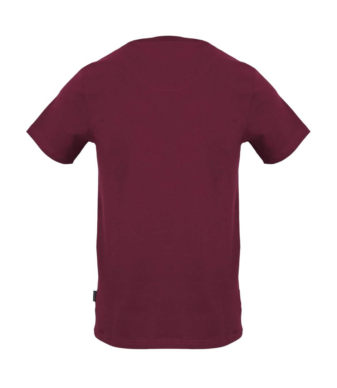 Mens Logo Cotton Regular T-shirt Red Aquascutum-2