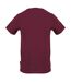 Mens Logo Cotton Regular T-shirt Red Aquascutum-2