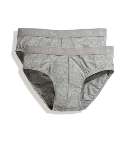 Lot 2 slips Homme - coton - gris - duo Pack 67-018-7