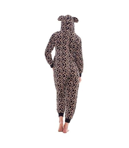Combinaison Motif/style Imprimé Léopard Femme Marron Noir Keanu