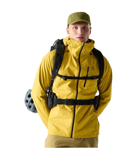Mens Breathe Out Waterproof Jacket Oil Yellow Dare 2B