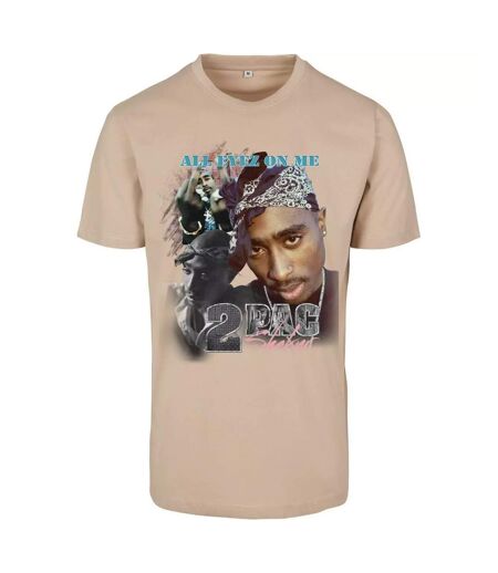 T-shirt Tupac Retro Homme Beige Mister Tee