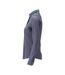 Womens/ladies Frontline Shirt Blue Flecked Mascot-2