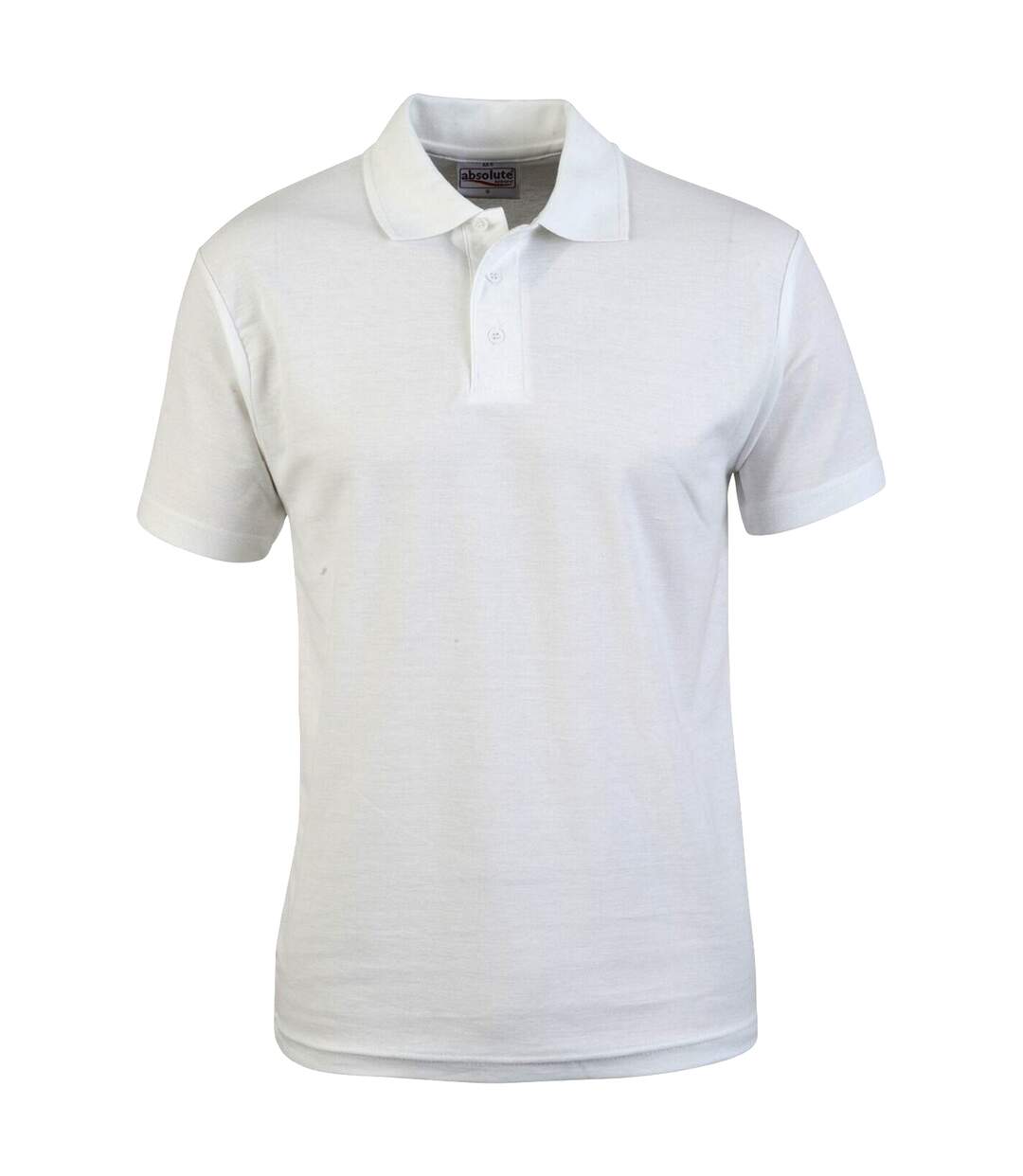 Polo manches courtes pionner homme blanc Absolute Apparel-1