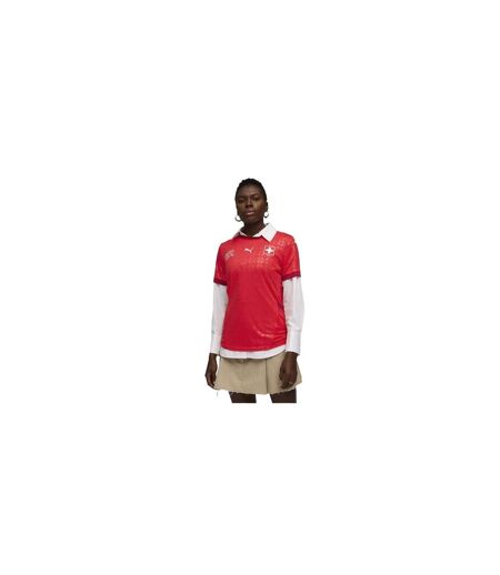 Maillot Domicile Motif/style Puma Femme Rouge Switzerland