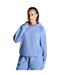 Womens/ladies Medias Pullover Hoodie Dusky Blue Miss Kick-2