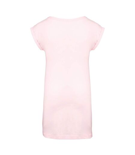 Kariban Womens/Ladies T-Shirt Dress (Pale Pink) - UTPC3412