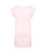 Kariban Womens/Ladies T-Shirt Dress (Pale Pink)