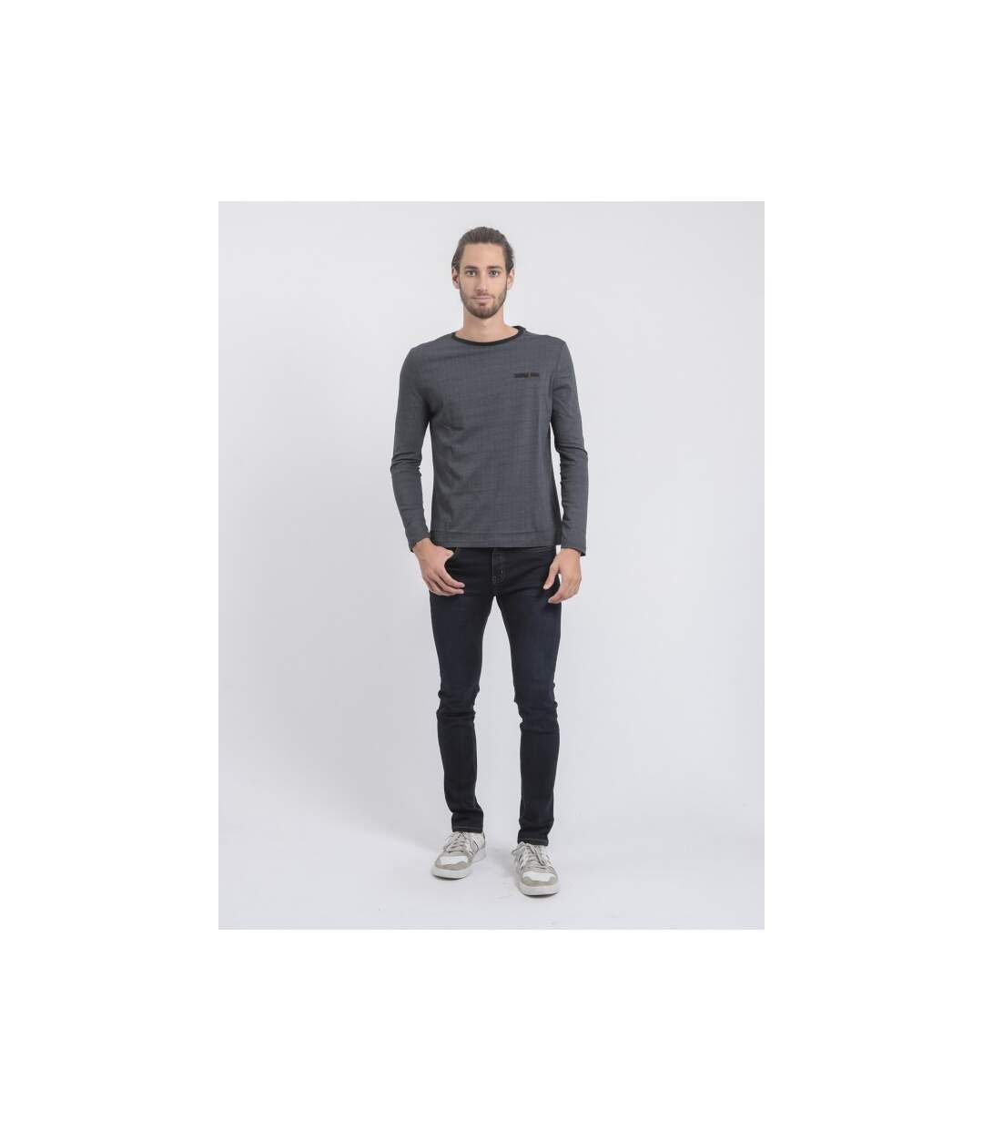 T-shirt manches longues col rond pur coton JACOU-4
