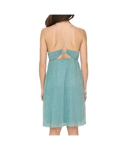 Robe bleu femme only shine string - m
