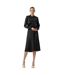 Womens/ladies Woven Midi Skirt Black Vero Moda-4