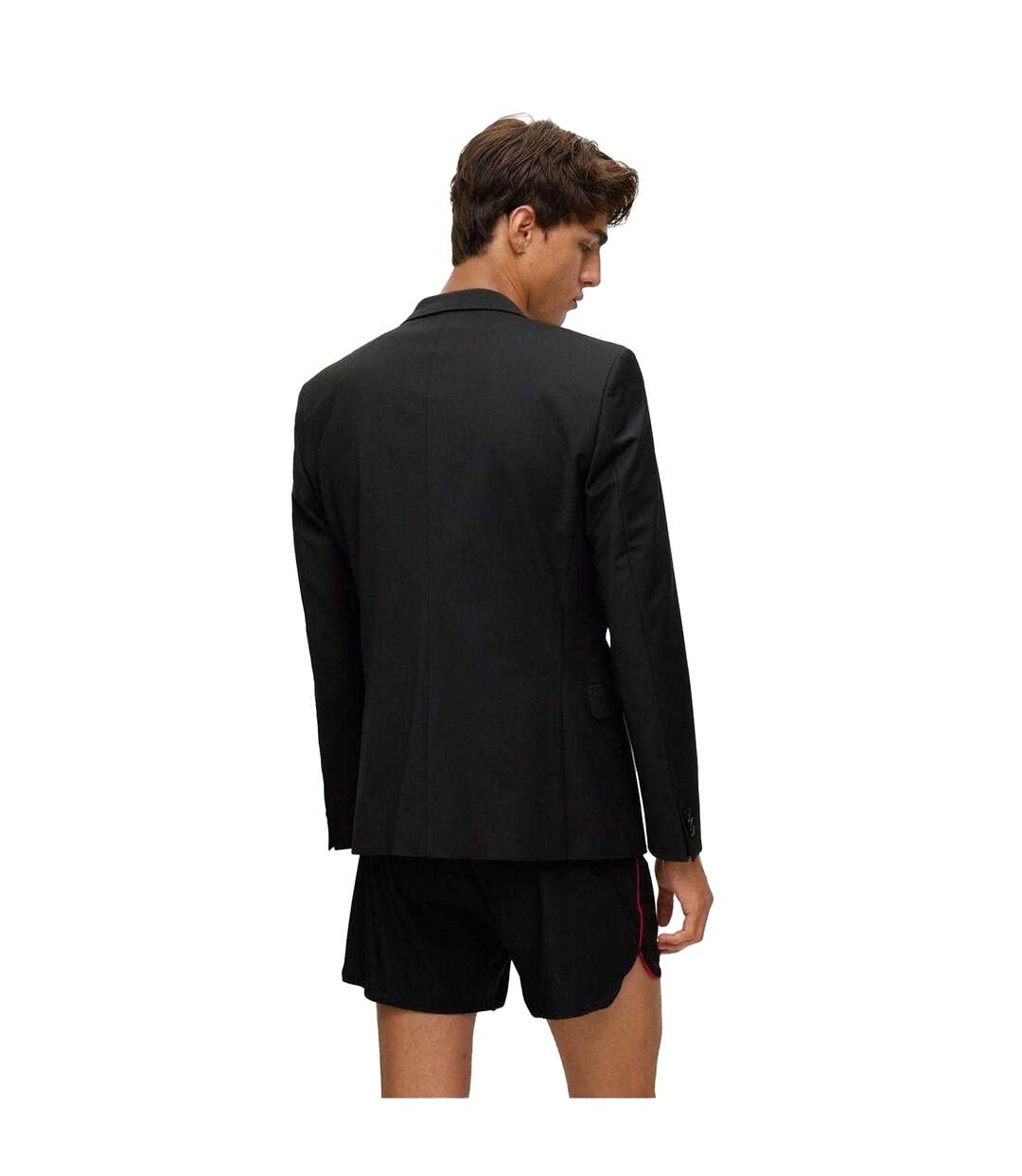 Mens Arti Slim Blazer Black Hugo Boss-3