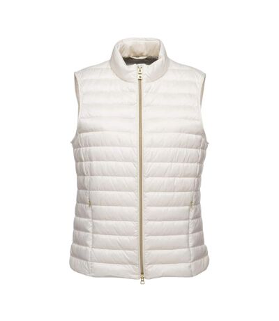 Womens/ladies jaysen down gilet moonlight sand Geox