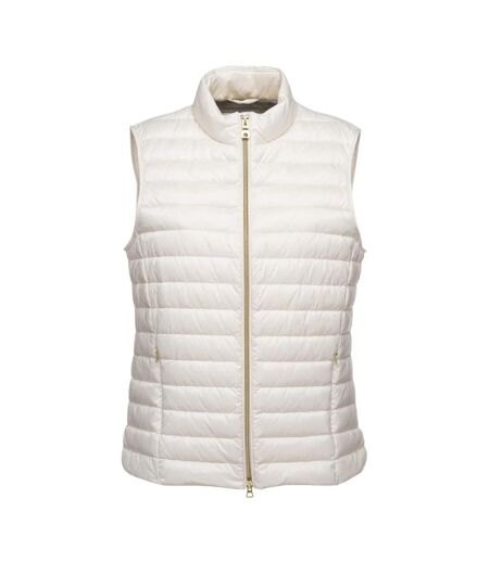 Womens/ladies jaysen down gilet moonlight sand Geox