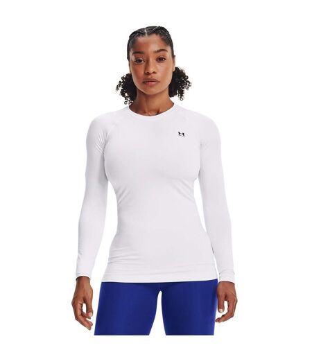 Womens/ladies Slim Competition Shirt White Under Armour