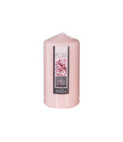 Bougie Parfumée Ronde 14cm Rose