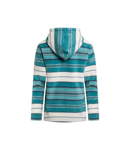 Sweat à capuche lana femme bleu lagon Weird Fish