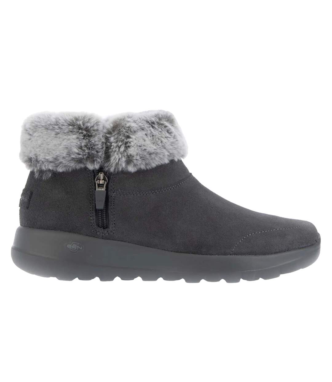 Womens/ladies on-the-go joy savvy boots charcoal Skechers-3