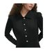 Womens/ladies Lucia Collared Midi Dress Black Finery-4