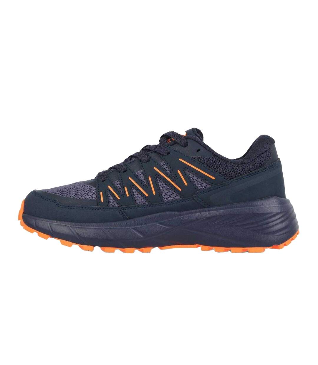 Mens Ortholite Trainers Navy Orange Karrimor-2