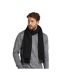 Classic woven scarf one size black Beechfield