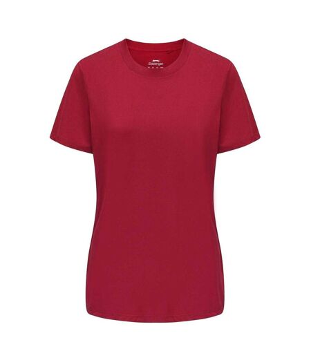 T-shirt Entraînement Femme Bordeaux Slazenger