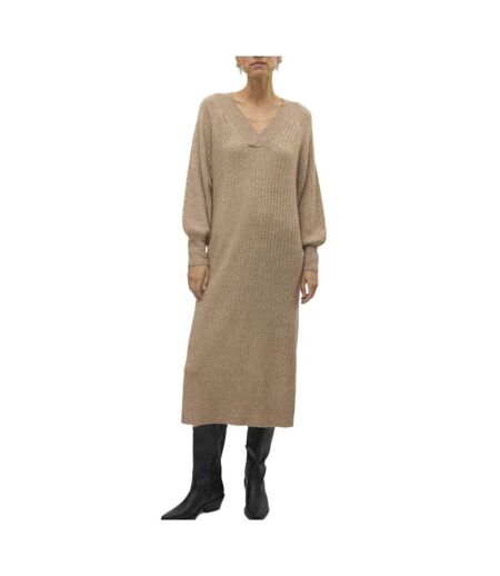 Robe beige femme vero moda philine