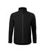 Mens Valley Soft Shell Jacket Black Malfini-1