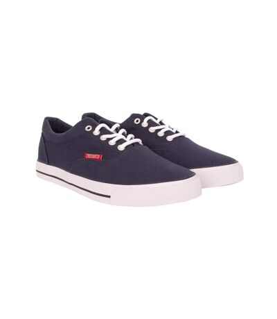 Crosshatch Mens Skywalk Canvas Sneakers (Navy) - UTBG899