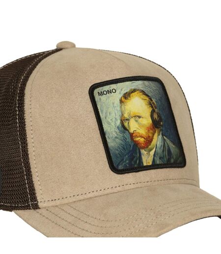 Casquette trucker premium avec filet et patch Art Mono Capslab