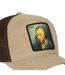 Casquette trucker premium avec filet et patch Art Mono Capslab-3