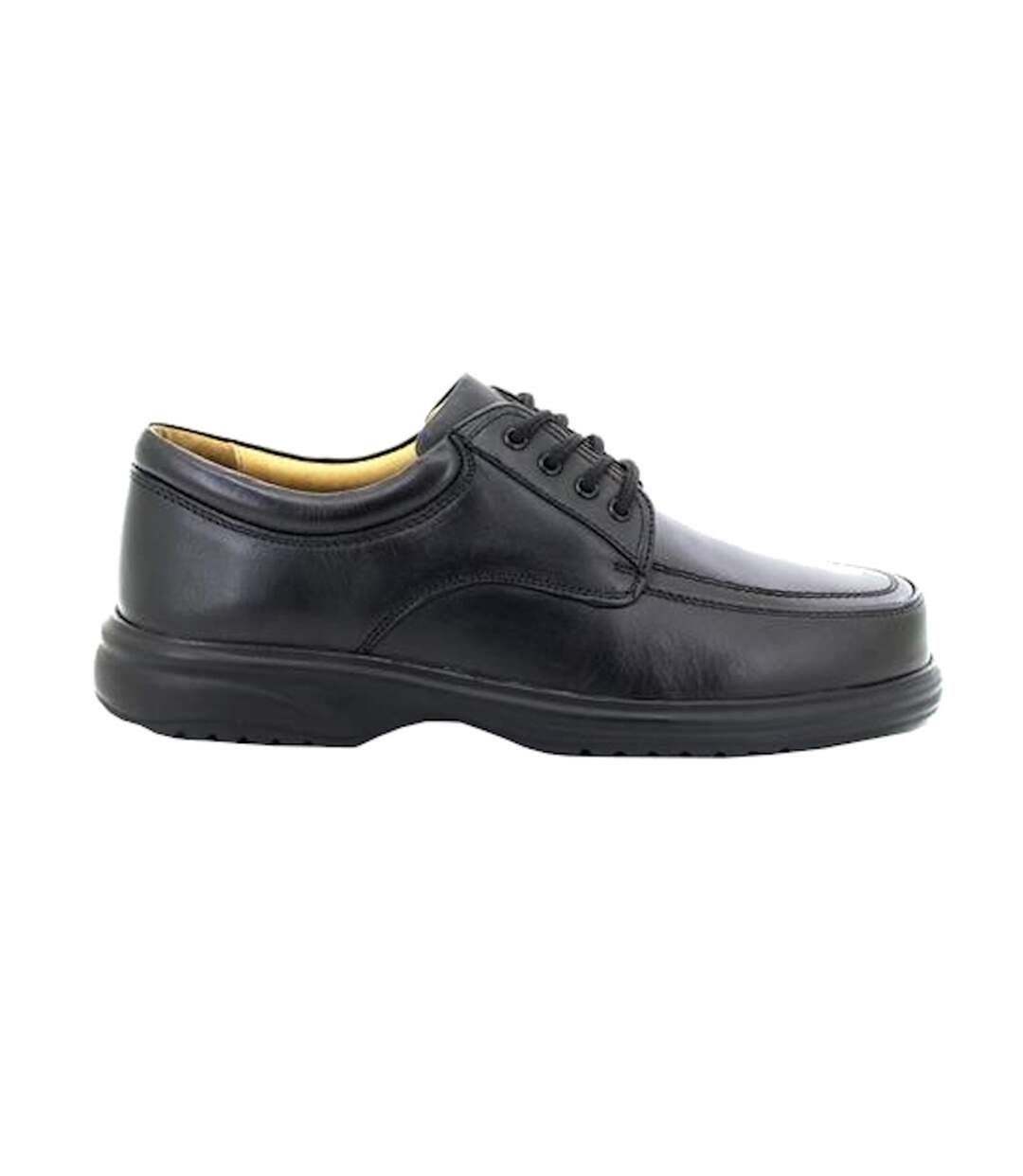 Superlite chaussures de ville en cuir homme noir Roamers