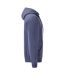Sweat À Capuche Classic Adulte Bleu Marine Chiné Fruit Of The Loom-3